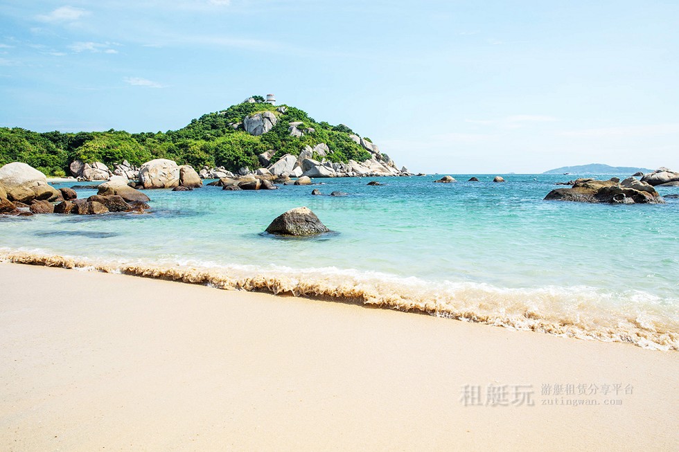 巽寮灣游艇碼頭→巽寮灣三角洲島→巽寮灣游艇碼頭 巽寮灣游艇碼頭→巽寮灣三角洲島→巽寮灣游艇碼頭